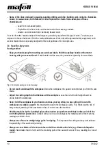 Preview for 10 page of Mafell KSS40 18 M bl Operating/Safety Instructions Manual