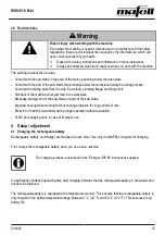 Preview for 15 page of Mafell KSS40 18 M bl Operating/Safety Instructions Manual
