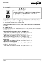 Preview for 17 page of Mafell KSS40 18 M bl Operating/Safety Instructions Manual