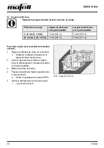 Предварительный просмотр 56 страницы Mafell KSS40 18 M bl Operating/Safety Instructions Manual