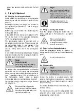 Предварительный просмотр 11 страницы Mafell MT55 18M bl Operating Instructions Manual