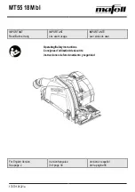 Mafell MT55 18M bl Operating/Safety Instructions Manual preview