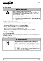 Preview for 32 page of Mafell P1CC Series Operating/Safety Instructions Manual