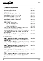 Preview for 42 page of Mafell P1CC Series Operating/Safety Instructions Manual