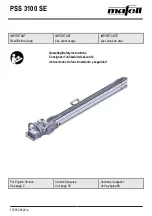 Mafell pss 3100 se Operating/Safety Instructions Manual preview