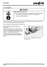 Preview for 15 page of Mafell pss 3100 se Operating/Safety Instructions Manual