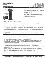 Preview for 4 page of Mag-Torch MT780 Instruction Manual