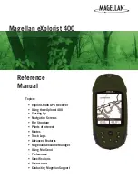 Preview for 1 page of Magellan eXplorist 400 - Wilderness Bundle Reference Manual