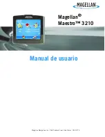 Magellan Maestro 3210 - Automotive GPS Receiver Manual De Usuario preview