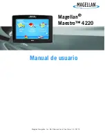 Preview for 1 page of Magellan Maestro 4220 - Automotive GPS Receiver Manual De Usuario