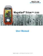 Magellan Magellan Triton 1500 User Manual preview