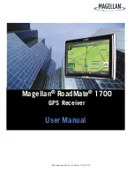 Preview for 1 page of Magellan RoadMate 1700 - Automotive GPS Receiver User Manual