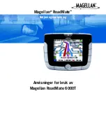 Magellan RoadMate 6000T - Automotive GPS Receiver Betjeningsveiledning preview
