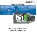 Magellan RoadMate 760 - Automotive GPS Receiver Bedienungsanleitung preview