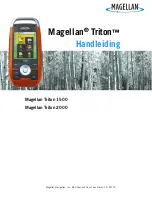 Preview for 1 page of Magellan Triton 1500 - Hiking GPS Receiver Handleiding