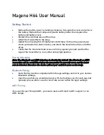 Preview for 1 page of Magene H64 User Manual