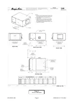 Предварительный просмотр 4 страницы Magic Aire DHB Series Installation, Operation And Maintenance Manual