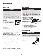 Preview for 7 page of Magic Chef CER3725AGW User Manual