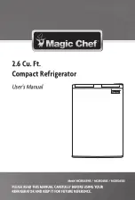 Preview for 1 page of Magic Chef MCBR265WE User Manual