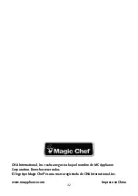 Preview for 32 page of Magic Chef MCSFS12ST User Manual