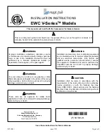 Magic-Pak EWC V Series Installation Instructions preview