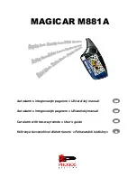 Magicar M881A User Manual preview