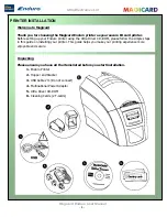 Предварительный просмотр 4 страницы Magicard Enduro Duo User Manual