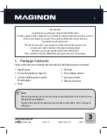 Предварительный просмотр 3 страницы MAGINON FUN Instruction Manual