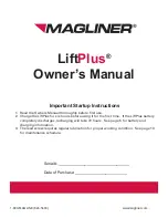 Magliner LiftPlus Owner'S Manual preview