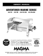 Предварительный просмотр 1 страницы Magma ADVENTURER MARINE Series Owner'S Manual