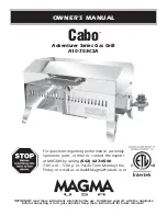 Magma Cabo Owner'S Manual preview