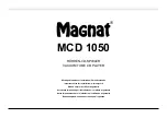 Magnat Audio MCD1050 Important Notes For Installation & Warranty Card preview