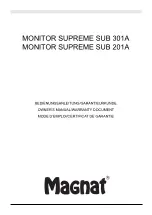 Magnat Audio MONITOR SUPREME SUB 301A Owner'S Manual/Warranty Document preview