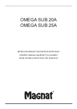 Magnat Audio OMEGA SUB 20A Owner'S Manual/Warranty Document preview