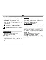 Preview for 72 page of Magnat Audio VC 2 Important Notes For Installation & Warranty Card