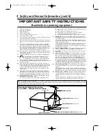 Preview for 4 page of Magnavox 13MDTD20 - Dvd-video Player User Manual