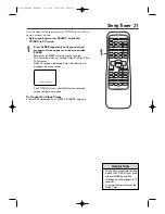 Предварительный просмотр 21 страницы Magnavox 13MDTD20 - Dvd-video Player User Manual