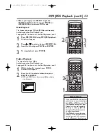 Предварительный просмотр 43 страницы Magnavox 13MDTD20 - Dvd-video Player User Manual