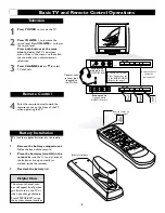 Preview for 8 page of Magnavox 13MT143S, 20MT133S, 20MS233S Owner'S Manual