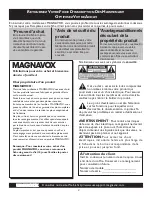 Preview for 2 page of Magnavox 15MF500T - 15" Lcd Tv Manual D'Utilisation
