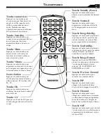 Предварительный просмотр 7 страницы Magnavox 15MF500T - 15" Lcd Tv Manual D'Utilisation
