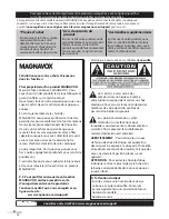 Preview for 2 page of Magnavox 19MD350B Manuel De L'Utilisateur