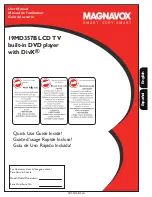 Magnavox 19MD357B - Hook Up Guide User Manual preview