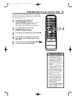 Предварительный просмотр 16 страницы Magnavox 19MDTR20 - Dvd-video Player Manual Del Usuario