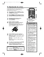 Предварительный просмотр 17 страницы Magnavox 19MDTR20 - Dvd-video Player Manual Del Usuario