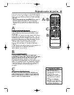 Предварительный просмотр 58 страницы Magnavox 19MDTR20 - Dvd-video Player Manual Del Usuario