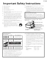 Предварительный просмотр 4 страницы Magnavox 19ME402V Owner'S Manual