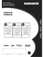 Magnavox 19ME601B Owner'S Manual предпросмотр