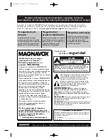 Preview for 2 page of Magnavox 20MC4206 - Tv/dvd Combination Manual Del Usuario