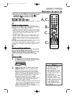 Preview for 33 page of Magnavox 20MC4206 - Tv/dvd Combination Mode D'Emploi